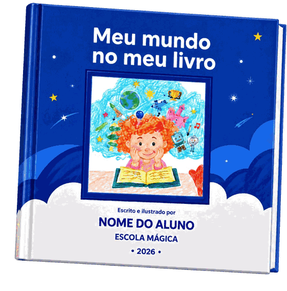 Livro escrito e ilustrado por um aluno